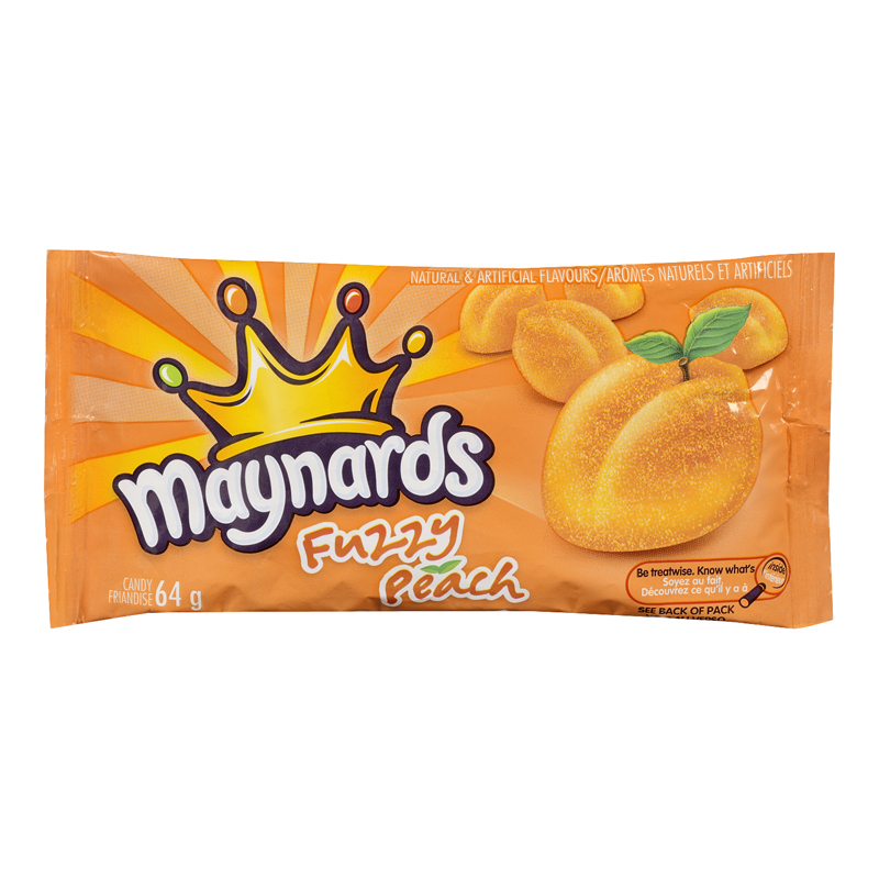 Maynards - Fuzzy Peach Candy (18x64g) - Pantree