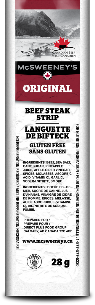 McSweeney's Beef Steak Strips - Original (12x28g) - Pantree