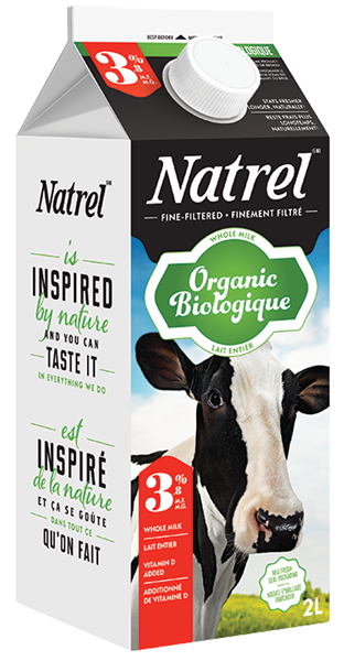 Natrel - 2L ORGANIC Whole Milk (3.8%) (jit) - Pantree