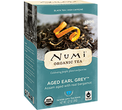 Numi Organic Tea - Aged Earl Grey (18 bags) - Pantree