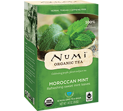 Numi Organic Tea - Moroccan Mint (18 bags) - Pantree