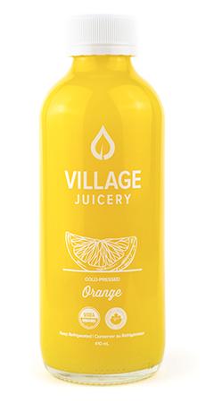 Village Juicery Fresh Squeezed Juice Orange - 10 Day Shelf Life (Refrigerated, Organic, Non-GMO, Raw) - 1L (jit) - Pantree
