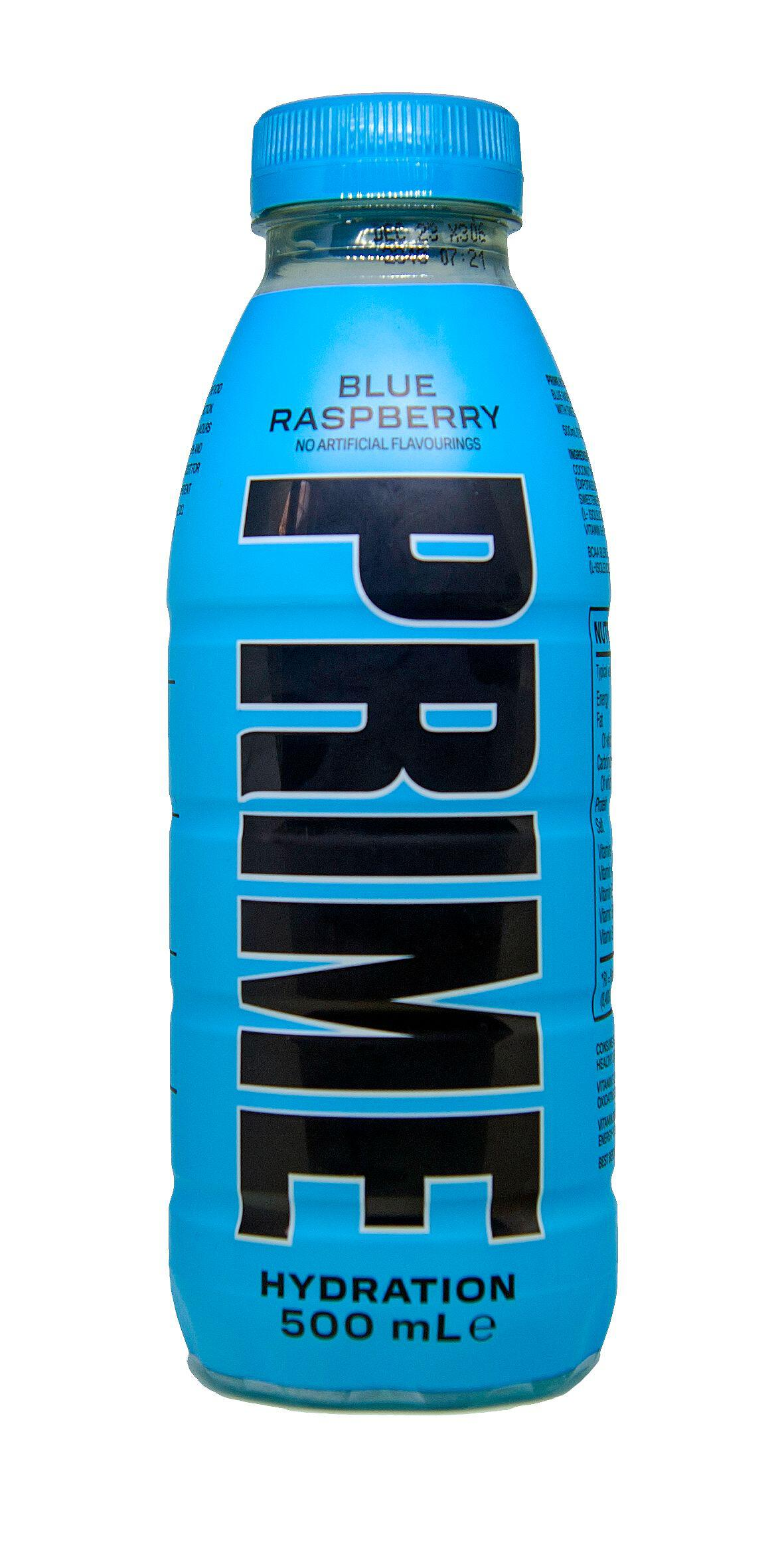 Prime 16 oz Blue Raspberry Hydration Drink 12-Pack