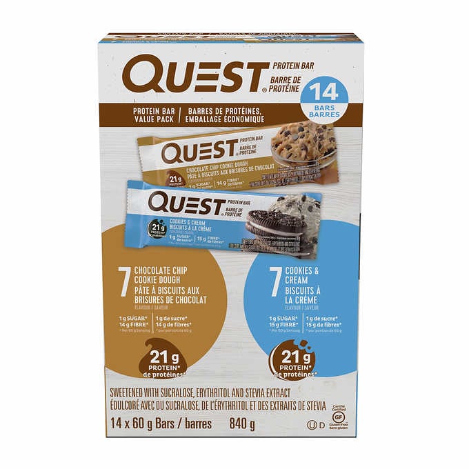 Quest Protein Bars - Value Pack (14x60g) - Pantree