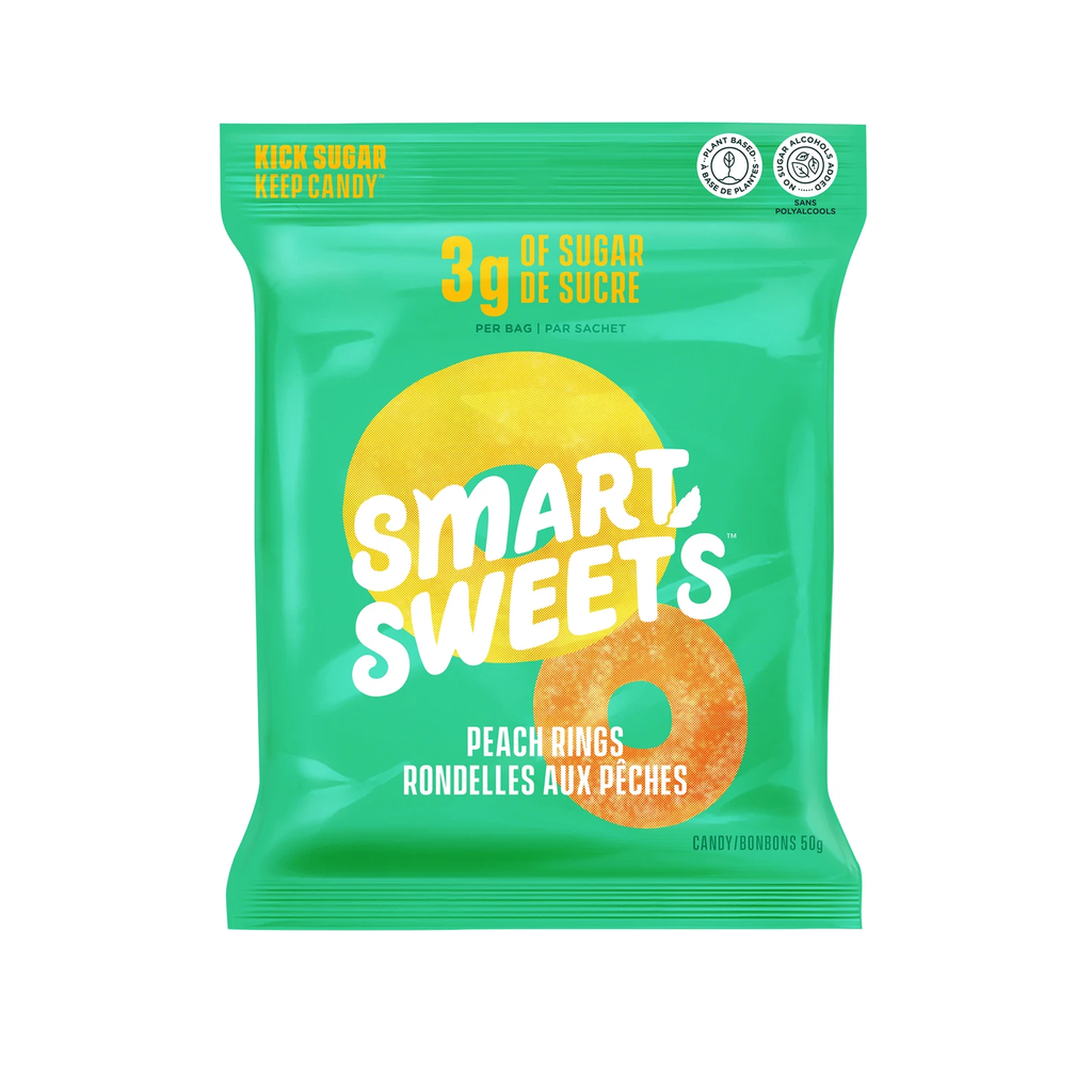 Smartsweets - Peach Rings (12x50g) - Pantree