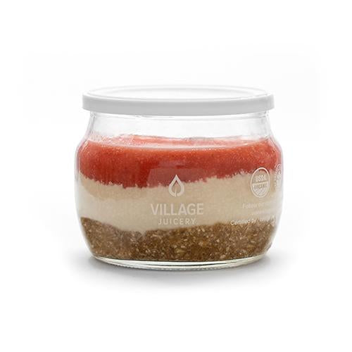 Village Juicery Breakfast Jars Strawberry - 4 Day Shelf Life (Refrigerated, Organic, Non-GMO, Raw) - 263g (jit) - Pantree