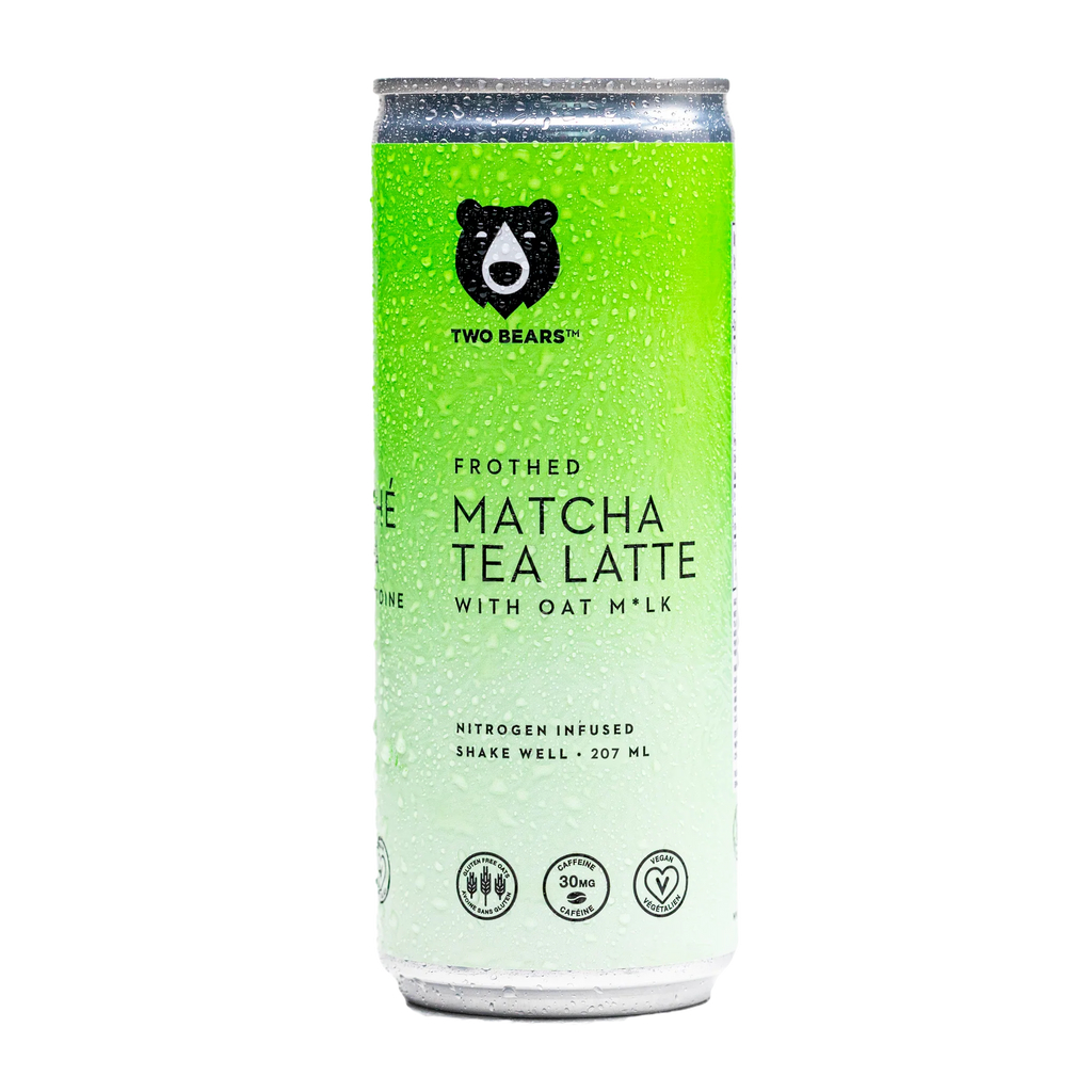 Two Bears - Frothed Matcha Tea Oat Latte - (6x207ml) - Pantree