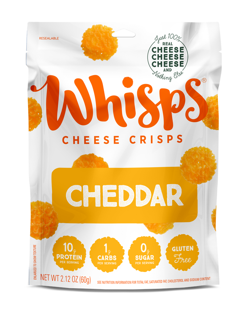 Whisps - Cheddar Cheese Crisps (CASE:12x60g) - Pantree