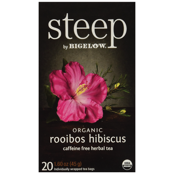 DISCONTINUED - Steep by Bigelow - Organic Rooibos Hibiscus (20 bags) - Pantree