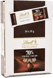 Lindt Excellence Dark Chocolate - 70% Cocoa (24 x 35g) - Pantree