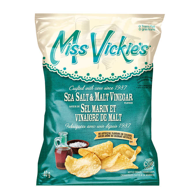 Miss Vickie's - Sea Salt and Malt Vinegar (40x40g) - Pantree