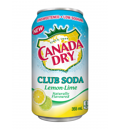Canada Dry Club Soda - Lemon-Lime (12x355ml) - Pantree