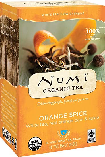 Numi Organic Tea - Orange Spice (18 bags) - Pantree