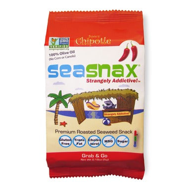 SeaSnax - Seaweed Snack - Chipotle (16x5g) - Pantree